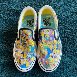 Simpsons Vans slip on shoes